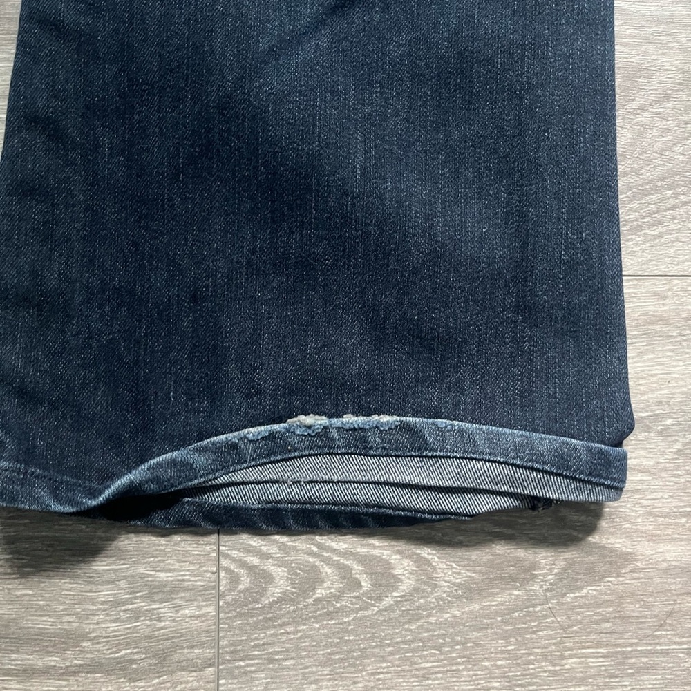 Paige Maternity Westbourne Blue Denim Flare Adjustable Waist Jeans Size 29 - Picture 8 of 10